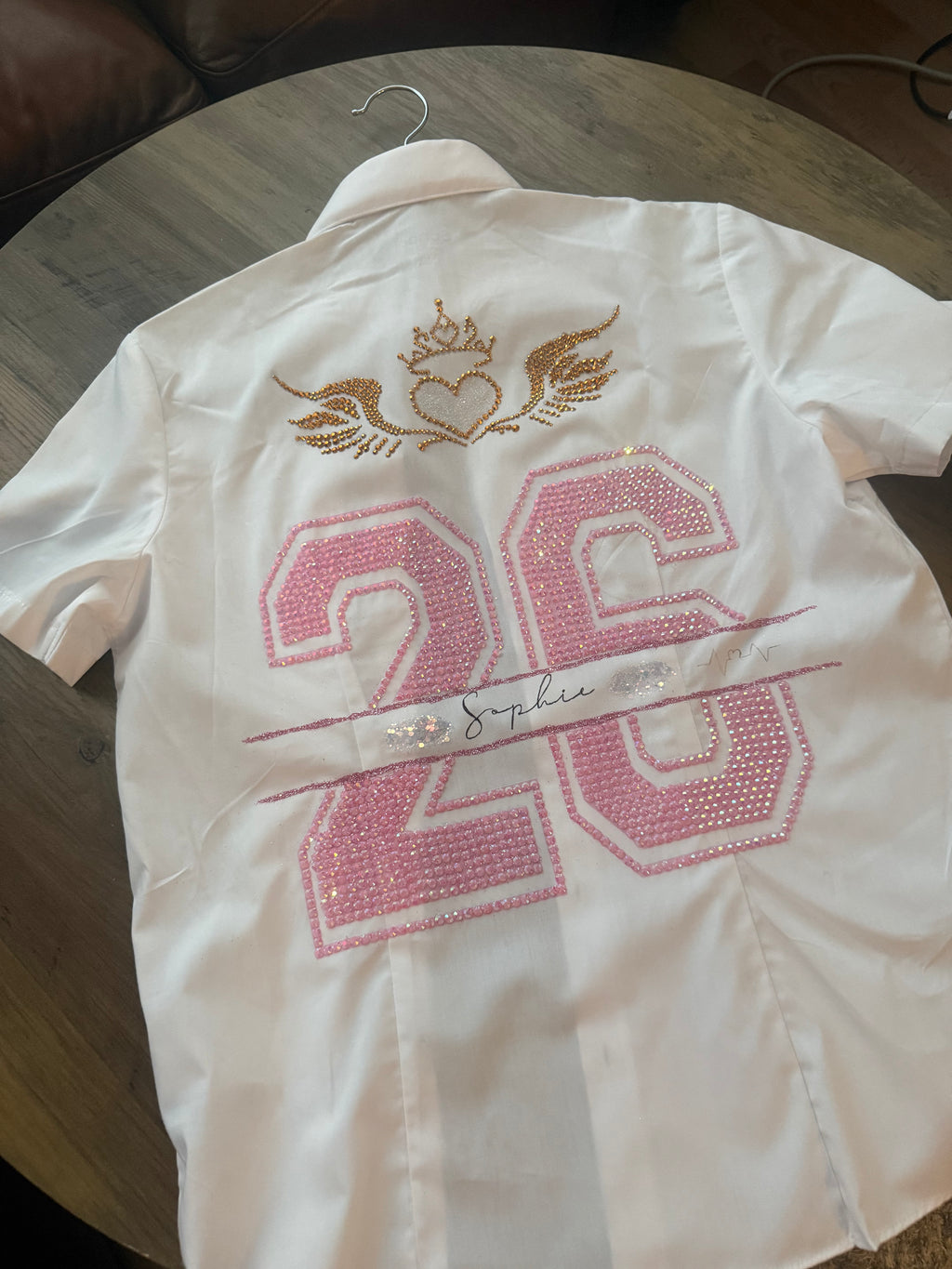 "26" Heart Crown Leavers Shirt