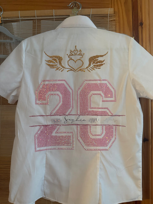 "26" Heart Crown Leavers Shirt