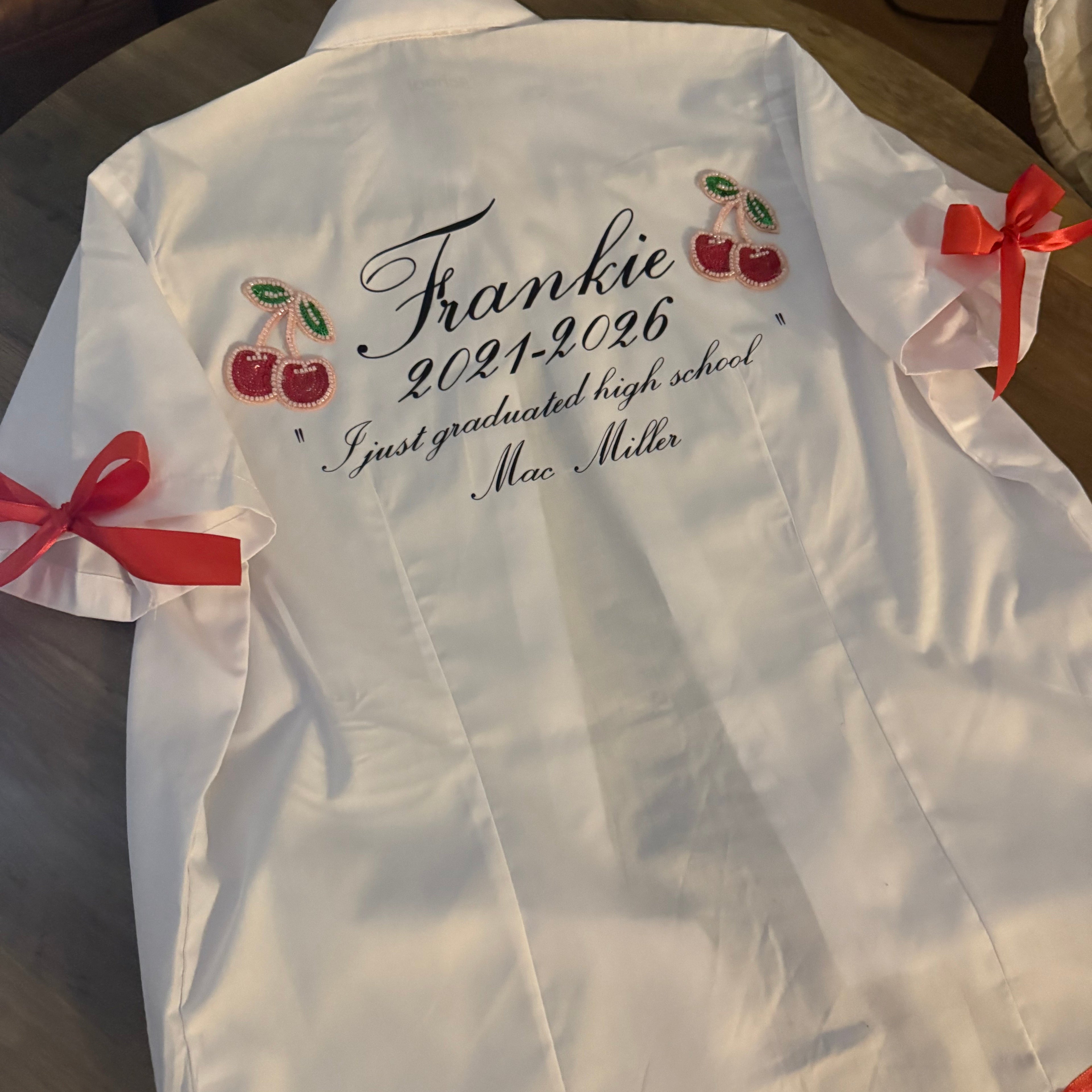 Embroidered Leavers Shirt