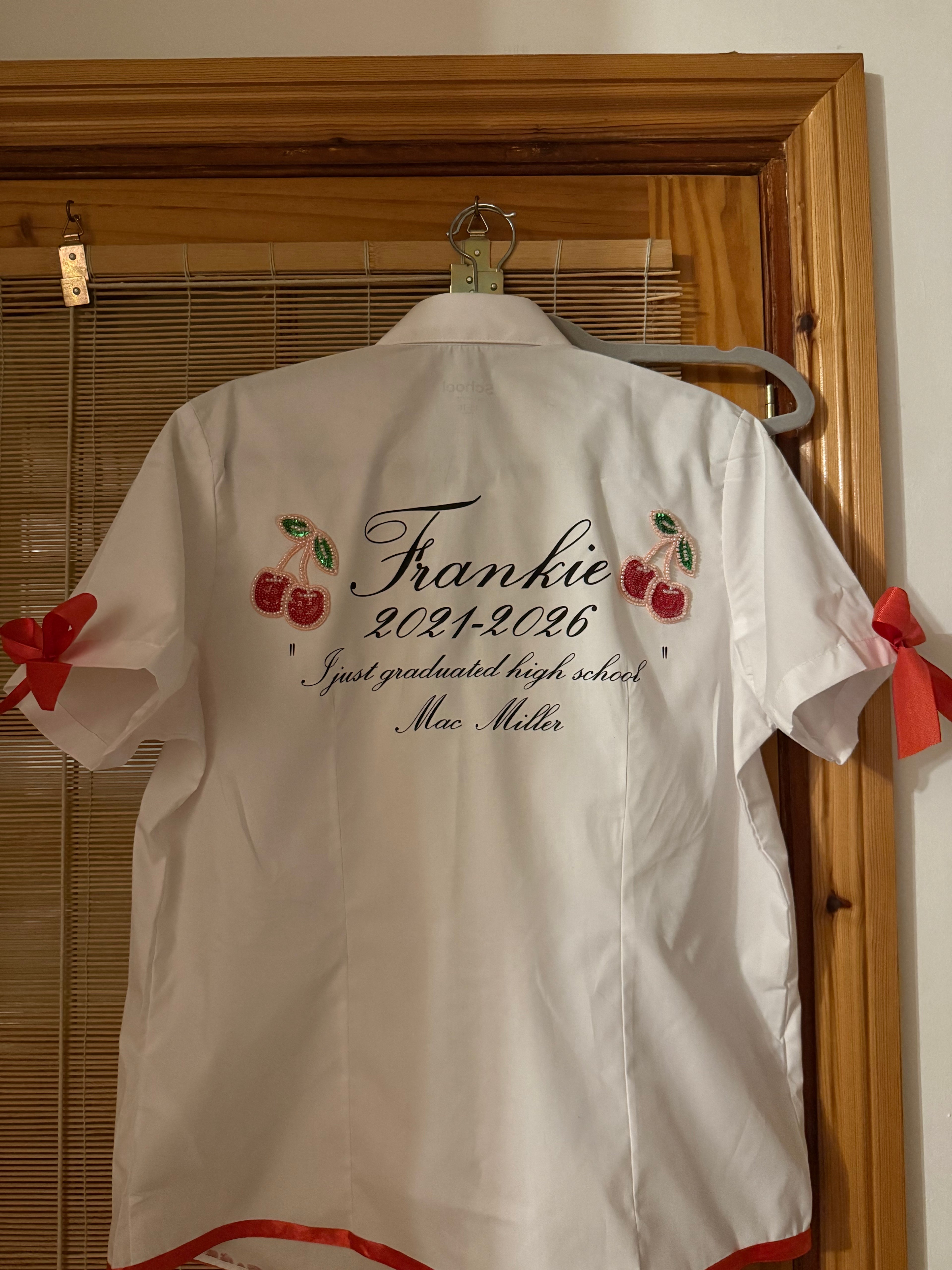 Embroidered Leavers Shirt